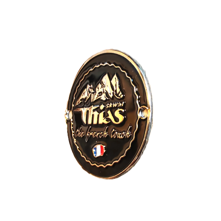 Paire de bâtons en châtaignier - Fleurs